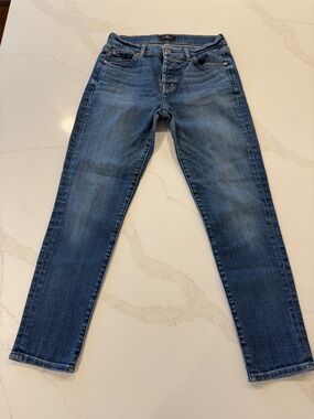 7 For All Mankind Women's Medium Blue Josephina Skinny Jeans